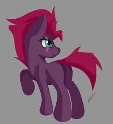 Size: 2240x2464 | Tagged: safe, artist:groomlake, character:fizzlepop berrytwist, character:tempest shadow, species:pony, species:unicorn, broken horn, clothing, colored, female, horn, mare, simple, simple background, smiley face