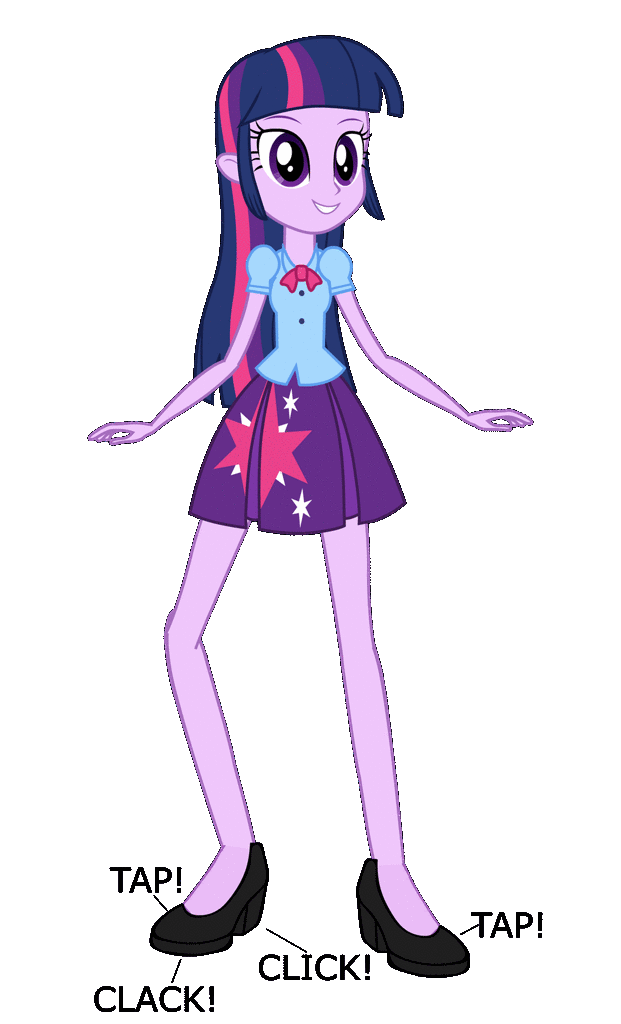 Size: 621x1024 | Tagged: safe, artist:cartoonmasterv3, edit, character:twilight sparkle, my little pony:equestria girls, animated, dancing, female, misleading thumbnail, simple background, solo, tap dancing, transparent background