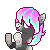 Size: 50x50 | Tagged: safe, alternate version, artist:skulifuck, base used, oc, oc only, species:earth pony, species:pony, animated, clapping, earth pony oc, gif, one eye closed, pixel art, simple background, smiling, solo, transparent background, wink