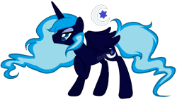 Size: 3065x1745 | Tagged: safe, artist:skulifuck, oc, oc only, species:alicorn, species:pony, alicorn oc, bedroom eyes, female, horn, makeup, mare, raised hoof, simple background, solo, transparent background, watermark, wings