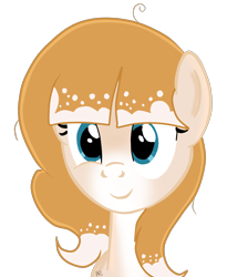 Size: 1600x1947 | Tagged: safe, artist:applerougi, oc, oc only, oc:sweet pancakes, species:earth pony, species:pony, bust, female, mare, portrait, simple background, solo, transparent background