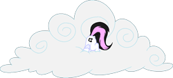 Size: 1000x451 | Tagged: safe, artist:skulifuck, base used, oc, oc only, species:pegasus, species:pony, cloud, on a cloud, pegasus oc, simple background, solo, stuck, transparent background, wings