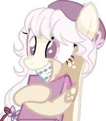 Size: 736x840 | Tagged: safe, artist:skulifuck, base used, oc, oc only, oc:orchid, species:earth pony, species:pony, braces, clothing, earth pony oc, eyelashes, female, hat, mare, simple background, socks (coat marking), transparent background