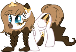 Size: 2065x1418 | Tagged: safe, artist:skulifuck, base used, oc, oc only, species:pegasus, species:pony, braid, eyelashes, jewelry, makeup, pegasus oc, simple background, smiling, solo, tiara, transparent background, wings