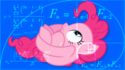 Size: 2404x1358 | Tagged: safe, artist:rsa.fim, edit, edited screencap, screencap, character:pinkie pie, species:earth pony, species:pony, equestria girls:equestria girls, g4, my little pony: equestria girls, my little pony:equestria girls, female, fibonacci sequence, fibonacci spiral, mare, math, pinkie ball, pinkieball, ponyball, solo