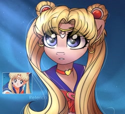 Size: 2000x1823 | Tagged: safe, artist:radioaxi, species:pony, ponified, sailor moon, sailor moon redraw meme, serena tsukino