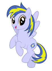 Size: 7300x9900 | Tagged: safe, artist:byteslice, oc, oc:huracata, species:pegasus, species:pony, .svg available, female, flying, happy, looking at you, mare, open mouth, simple background, smiling, solo, spread wings, svg, transparent background, vector, wings