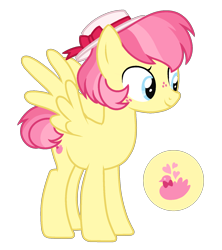Size: 1484x1669 | Tagged: safe, artist:sandwichbuns, oc, oc:songbird, parent:kerfuffle, parent:torque wrench, species:pegasus, species:pony, clothing, female, hat, magical lesbian spawn, mare, offspring, parents:torquefuffle, simple background, solo, transparent background