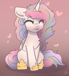 Size: 1200x1316 | Tagged: safe, artist:radioaxi, character:princess celestia, species:alicorn, species:pony, blep, cheek fluff, chest fluff, cute, cutelestia, ear fluff, eyes closed, female, floppy ears, heart, hoof shoes, leg fluff, mare, sillestia, silly, sitting, sketch, solo, tongue out