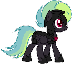 Size: 1070x960 | Tagged: safe, artist:rerorir, oc, species:pegasus, species:pony, armor, female, mare, simple background, solo, transparent background