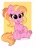 Size: 1485x2048 | Tagged: safe, artist:kittyrosie, character:luster dawn, species:pony, species:unicorn, g4, abstract background, chest fluff, cute, female, happy, lusterbetes, mare, open mouth, simple background, sitting, solo, three quarter view, underhoof