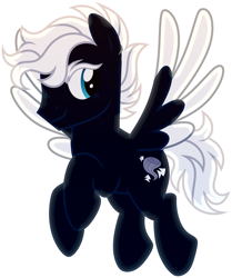 Size: 3189x3810 | Tagged: safe, artist:rerorir, oc, species:pegasus, species:pony, g4, male, simple background, solo, stallion, two toned wings, white background, wings