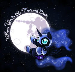 Size: 3328x3196 | Tagged: safe, artist:jadedjynx, character:nightmare moon, character:princess luna, chibi, cute, female, moon, nightmare woon, solo, stars