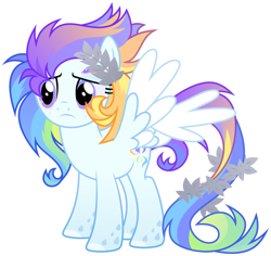Size: 3113x2942 | Tagged: safe, artist:rerorir, oc, species:pegasus, species:pony, g4, female, mare, multiple wings, seraph, simple background, solo, white background