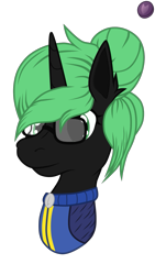 Size: 719x1279 | Tagged: safe, artist:terminalhash, oc, oc only, oc:terminalhash, species:pony, species:unicorn, fallout equestria, g4, clothing, fallout, female, simple background, solo, transparent background, vault suit, vector