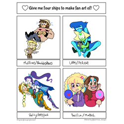 Size: 3000x3000 | Tagged: safe, artist:stevetwisp, character:applejack, character:derpy hooves, character:rarity, character:trouble shoes, species:human, ship:rarijack, g4, my little pony:equestria girls, barefoot, bust, clothing, crossover, feet, female, four ships fanart, gravity falls, humanized, lapis lazuli (steven universe), lesbian, lipstick, mabel pines, makeup, mirror, pacifica northwest, peridot (steven universe), shipping, smiling, steven universe, stronk