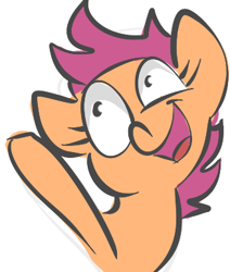 Size: 328x386 | Tagged: safe, artist:steeve, character:scootaloo, species:pegasus, species:pony