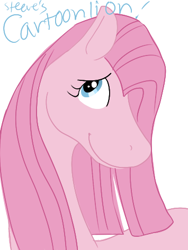 Size: 355x473 | Tagged: safe, artist:steeve, character:pinkie pie, cartoonlion, style emulation