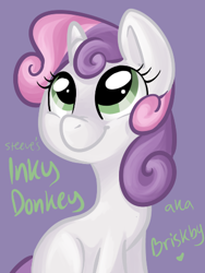 Size: 355x473 | Tagged: safe, artist:steeve, character:sweetie belle, briskby, style emulation