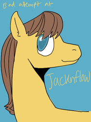 Size: 355x473 | Tagged: safe, artist:steeve, character:caramel, jacknflow, style emulation