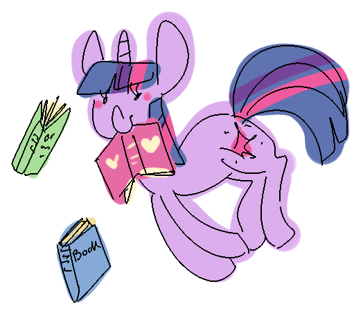 Size: 524x449 | Tagged: safe, artist:steeve, character:twilight sparkle, animated, book, female