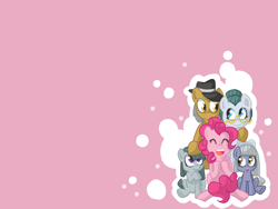 Size: 1600x1200 | Tagged: safe, artist:coggler, character:cloudy quartz, character:igneous rock pie, character:limestone pie, character:marble pie, character:pinkie pie, family, pie family, pie sisters, quartzrock