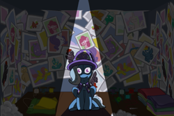 Size: 771x514 | Tagged: safe, artist:coggler, character:trixie, species:pony, species:unicorn, dark, doll, fanfic, female, mare, solo, spotlight