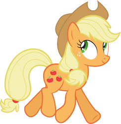 Size: 9744x9972 | Tagged: safe, artist:quanno3, character:applejack, absurd resolution, simple background, transparent background, vector