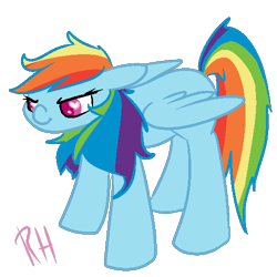 Size: 500x500 | Tagged: safe, artist:robynne, character:rainbow dash, species:pegasus, species:pony, female, simple background, solo, transparent background, wingding eyes