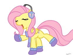 Size: 1024x768 | Tagged: safe, artist:nasse, character:fluttershy, clothing, earmuffs, scarf