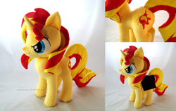 Size: 1024x646 | Tagged: safe, artist:planetplush, character:sunset shimmer, species:pony, irl, photo, plushie, solo