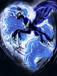 Size: 1536x2048 | Tagged: safe, artist:jadedjynx, character:nightmare moon, character:princess luna, female, solo