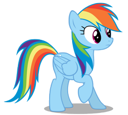 Size: 7000x6300 | Tagged: safe, artist:mrlolcats17, character:rainbow dash, species:pegasus, species:pony, absurd resolution, cutie mark, female, hooves, mare, raised hoof, simple background, solo, transparent background, vector, wings
