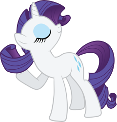 Size: 9455x9844 | Tagged: safe, artist:quanno3, character:rarity, species:pony, species:unicorn, absurd resolution, eyes closed, female, mare, simple background, solo, transparent background