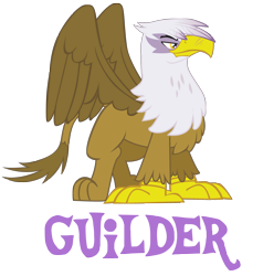 Size: 2681x2811 | Tagged: safe, artist:trotsworth, character:gilda, species:griffon, beak, eyebrows, feather, guilder, leonine tail, rule 63, simple background, smiling, smirk, solo, transparent background, vector, wings