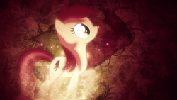 Size: 1920x1080 | Tagged: safe, artist:delectablecoffee, artist:tzolkine, edit, character:roseluck, female, solo, vector, wallpaper, wallpaper edit