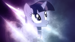 Size: 1920x1080 | Tagged: safe, artist:tzolkine, character:twilight sparkle, female, lens flare, solo, vector, wallpaper