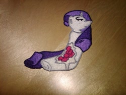Size: 1024x768 | Tagged: safe, artist:ethepony, artist:the weaver, character:rarity, blanket burrito, burrito, embroidery, patch