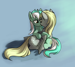 Size: 2400x2136 | Tagged: safe, artist:sokolas, character:derpy hooves, character:lyra heartstrings, species:pegasus, species:pony, ship:lyraderp, female, lesbian, mare, shipping