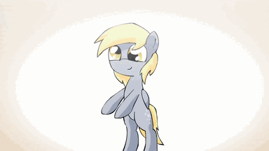 Size: 384x216 | Tagged: safe, artist:alfa995, character:derpy hooves, species:pegasus, species:pony, animated, cute, dawwww, derpabetes, female, frame by frame, hnnng, macross, macross frontier, mare, nyan, parody, ponies: the anthology 3, solo