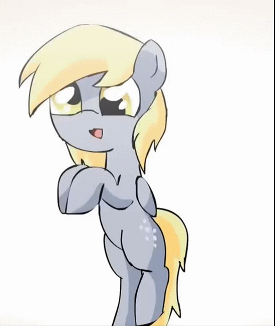 Size: 550x652 | Tagged: safe, artist:alfa995, character:derpy hooves, species:pony, :3, animated, bipedal, cute, dancing, dawwww, derpabetes, eyes closed, female, frame by frame, hnnng, loop, macross frontier, nyan, nyan nyan dance, open mouth, parody, ponies: the anthology 3, smiling, solo, weapons-grade cute, youtube link