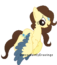 Size: 188x214 | Tagged: safe, artist:ashidaii, artist:discordantlydrawings, oc, oc only, species:pegasus, species:pony, animated, colored wings, colored wingtips, heterochromia, solo