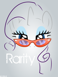Size: 4000x5320 | Tagged: safe, artist:mrcbleck, character:rarity, female, glasses, solo