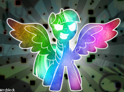 Size: 4379x3264 | Tagged: safe, artist:mrcbleck, character:twilight sparkle, character:twilight sparkle (alicorn), species:alicorn, species:pony, colored wings, female, mare, multicolored wings, rainbow power, rainbow wings, solo