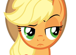 Size: 8269x6000 | Tagged: safe, artist:byteslice, character:applejack, episode:three's a crowd, g4, my little pony: friendship is magic, .svg available, absurd resolution, applejack judges on the outside, female, simple background, solo, transparent background, unconvinced applejack, vector