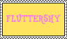 Size: 99x57 | Tagged: safe, artist:dragonboi471, character:fluttershy, animated, citation needed, deviantart stamp, drama, hate, no pony, stamp, text, trolling, vulgar