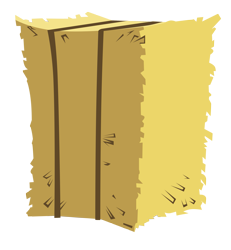 Size: 2647x2866 | Tagged: safe, artist:sierraex, hay, hay bale, high res, no pony, object, resource, simple background, transparent background, vector