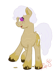 Size: 1000x1300 | Tagged: safe, artist:red note, oc, oc only, oc:sundae scoop, chocolate chips, food pony, ice cream, original species, simple background, solo, sprinkles, transparent background, whipped cream