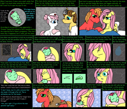 Size: 1596x1368 | Tagged: safe, artist:purfectprincessgirl, character:big mcintosh, character:doctor horse, character:doctor stable, character:fluttershy, character:nurse redheart, oc, oc:spring melody, parent:big macintosh, parent:fluttershy, parents:fluttermac, species:earth pony, species:pony, ship:fluttermac, baby, comic, crying, feels, foal, male, newborn, offspring, shipping, stallion, straight