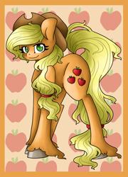 Size: 2480x3454 | Tagged: safe, artist:sk-ree, character:applejack, female, solo